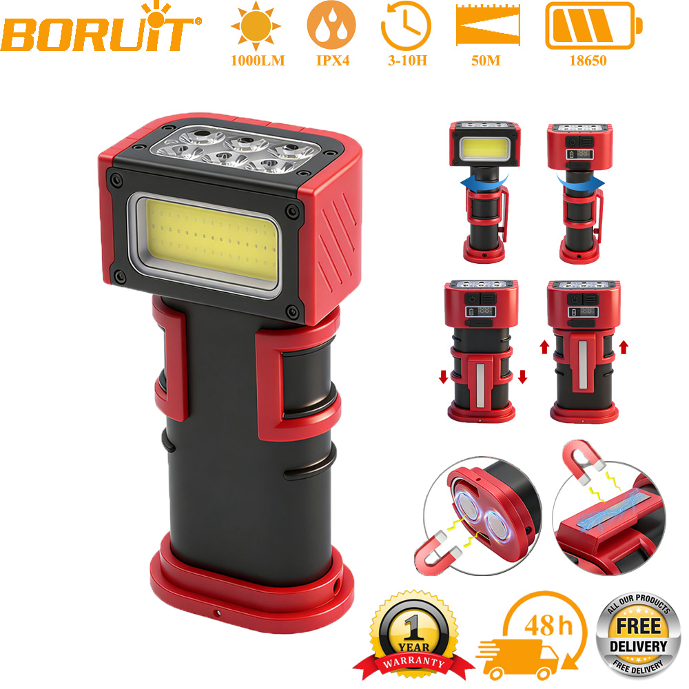 Outdoor Camping Adventure Lamp - Lampada da Lavoro LED COB BORUiT