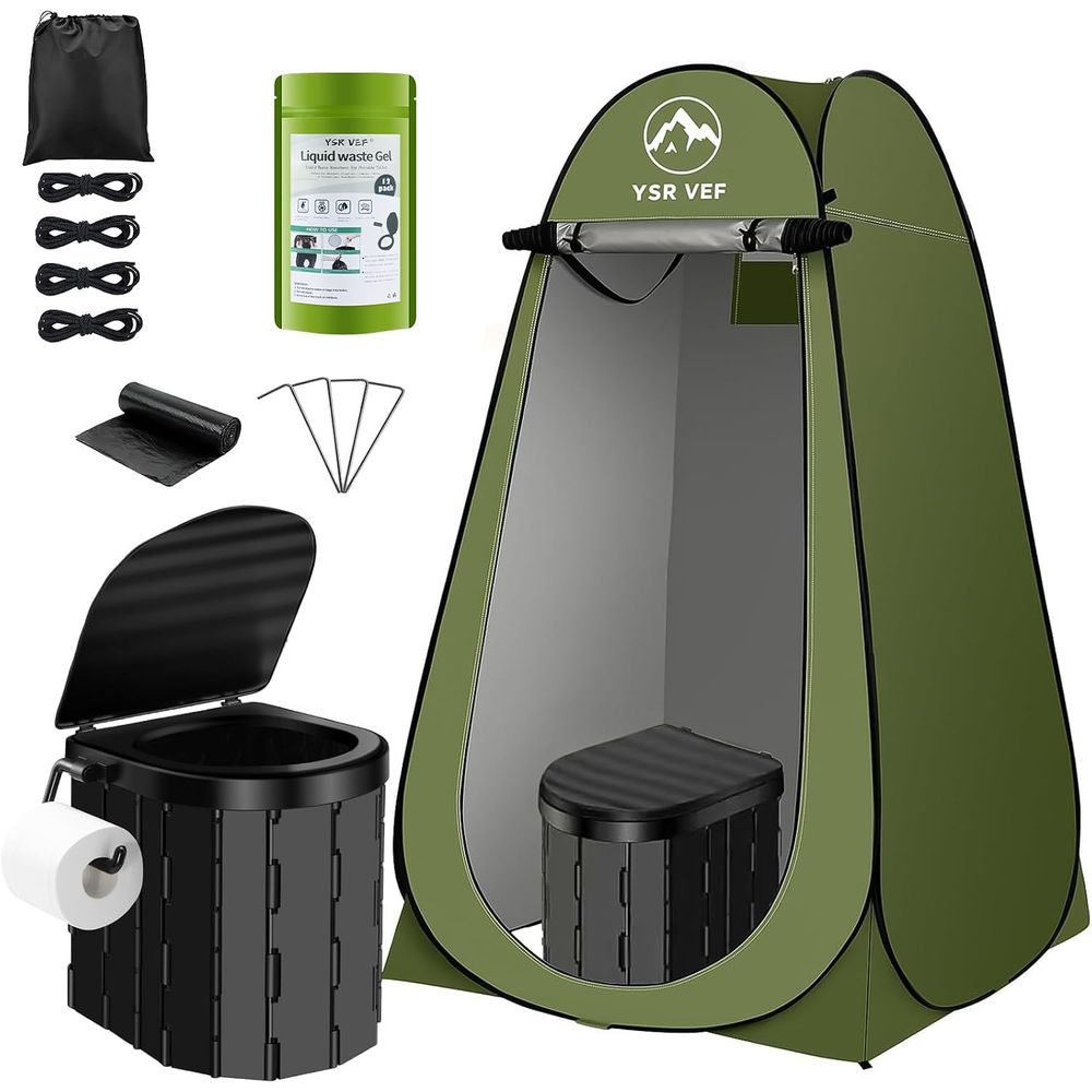 Outdoor Camping Bag - Kit WC Portatile, Toilette da Campeggio