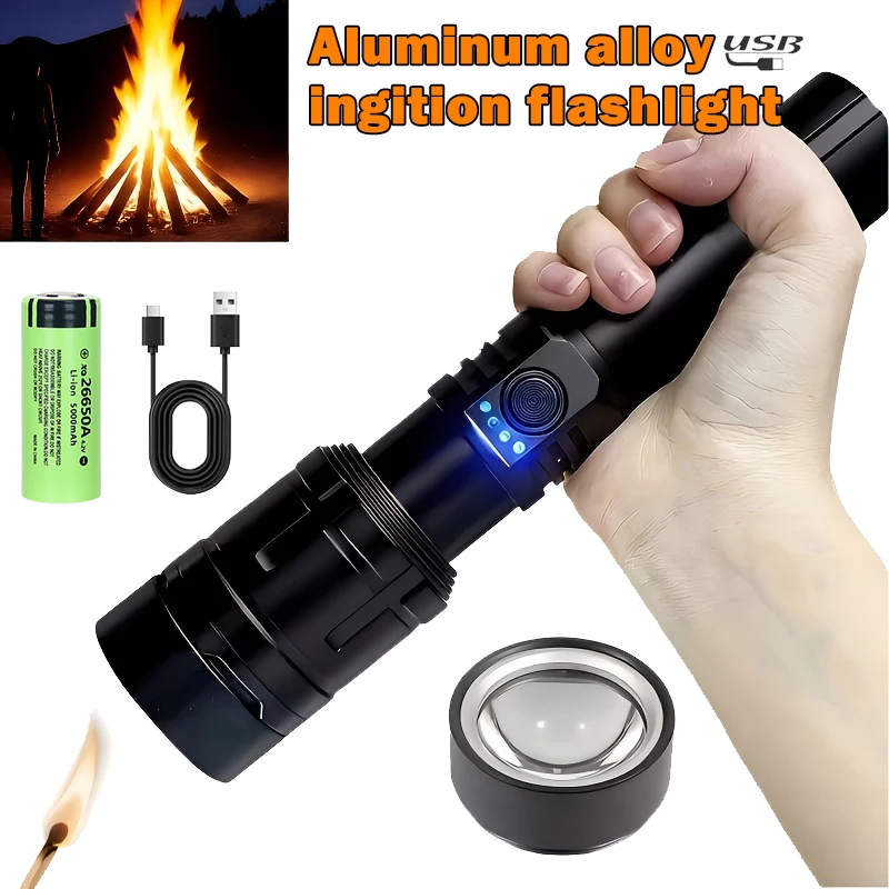 Outdoor Camping Adventure Lamp - Torcia ultra potente Torcia con accensione