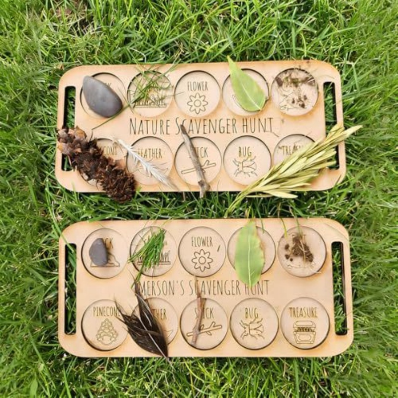 Outdoor Camping Kids Activities - Tavola Portatile in Legno per Caccia