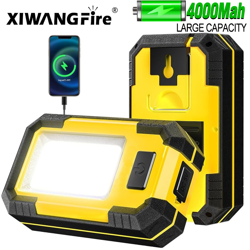 Outdoor Camping Adventure Lamp - Lampada da Lavoro Ricaricabile 4000mAh 30W