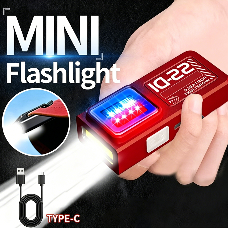 Outdoor Camping Adventure Lamp - 1/2 Pezzi Mini Torcia LED COB