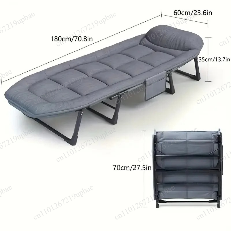 Outdoor Camping Chairs Folding - Letto Pieghevole Portatile, Sedia da Campeggio