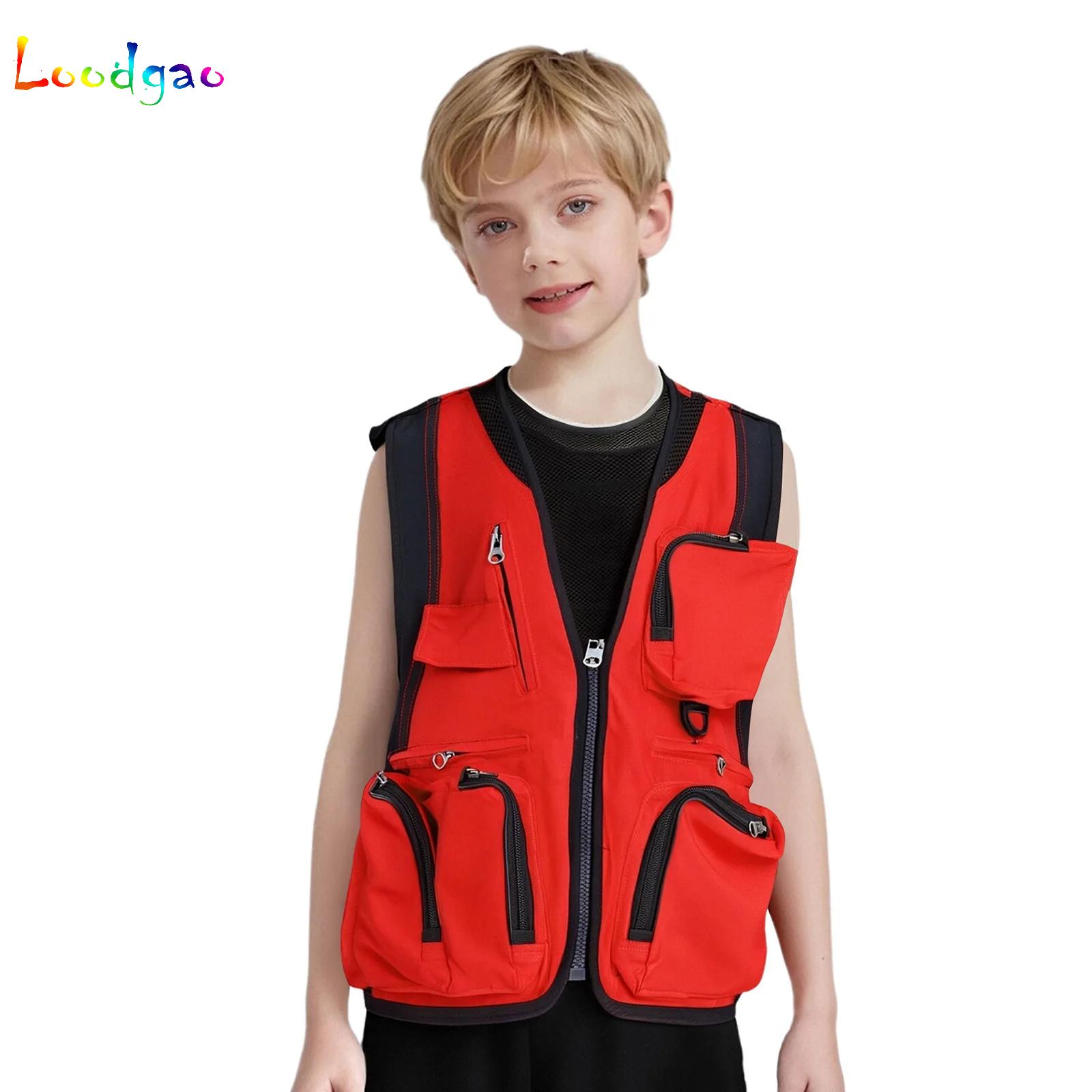 Outdoor Camping Kids Activities - Gilet per attività all'aperto per bambini,
