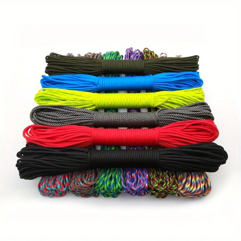Outdoor Camping Lights String - 10m/20m/30m 7-Core 550 Paracord 4mm Cavo