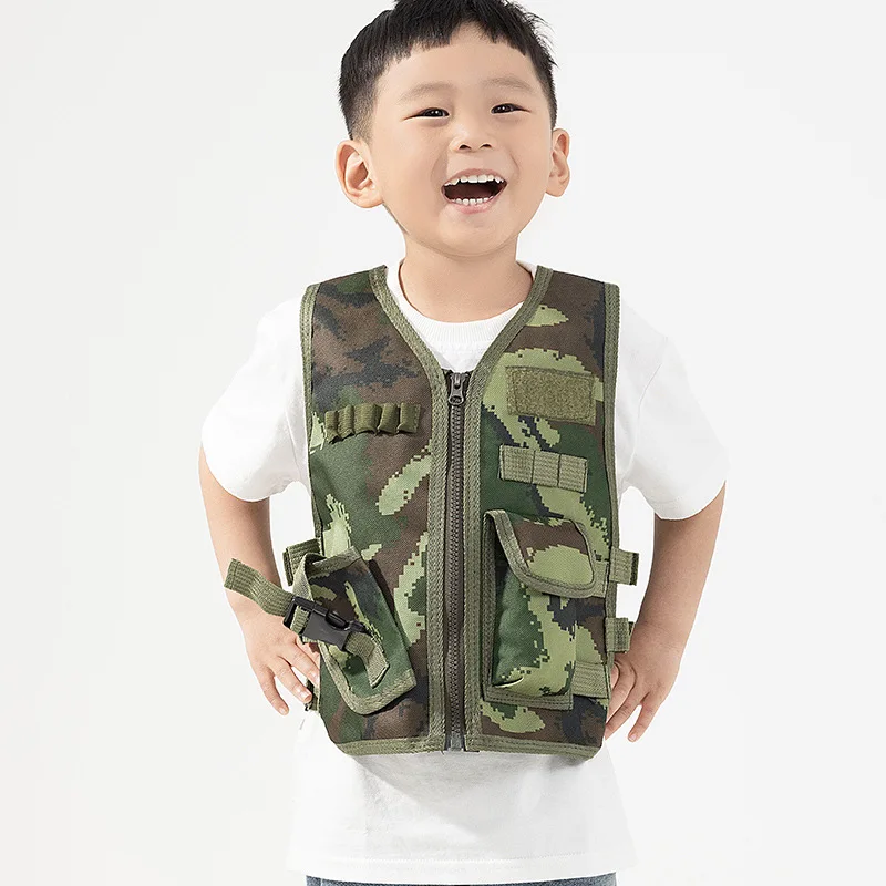 Outdoor Camping Kids Activities - Gilet Tattico per Bambini, Costume da