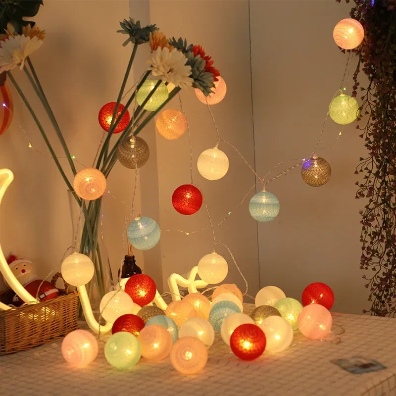 Stringa di palline di cotone a - Outdoor Camping Lights String recensione e prezzo