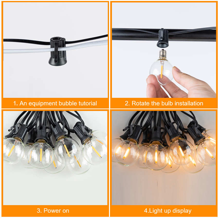 Luci a sfera per esterni a LED - Outdoor Camping Lights String recensione e prezzo