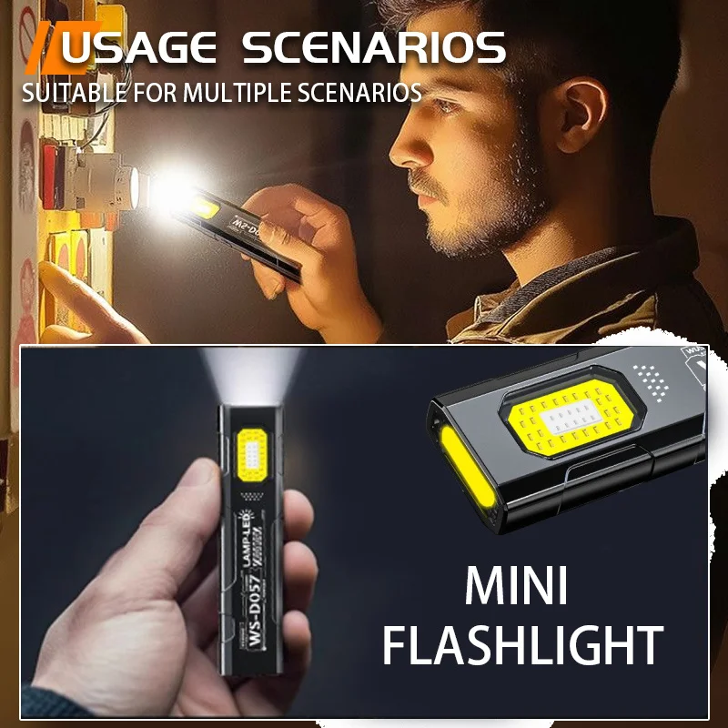 Potente Mini Torcia LED COB Po - Outdoor Camping Adventure Lamp recensione e prezzo