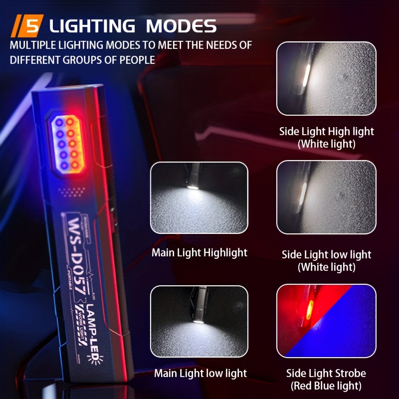 Potente Mini Torcia LED COB Po - Outdoor Camping Adventure Lamp recensione e prezzo