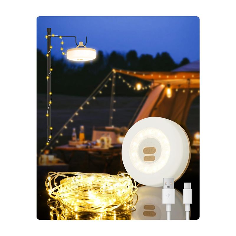 A36T-2-In-1 Luce da Campeggio  - Outdoor Camping Lights String recensione e prezzo