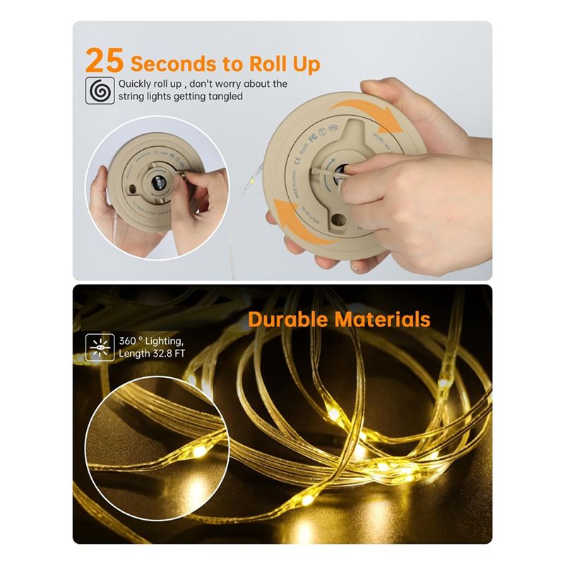 A36T-2-In-1 Luce da Campeggio  - Outdoor Camping Lights String recensione e prezzo