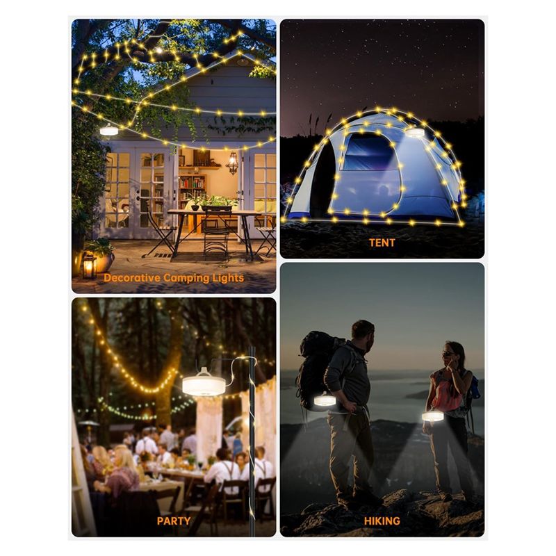 A36T-2-In-1 Luce da Campeggio  - Outdoor Camping Lights String recensione e prezzo