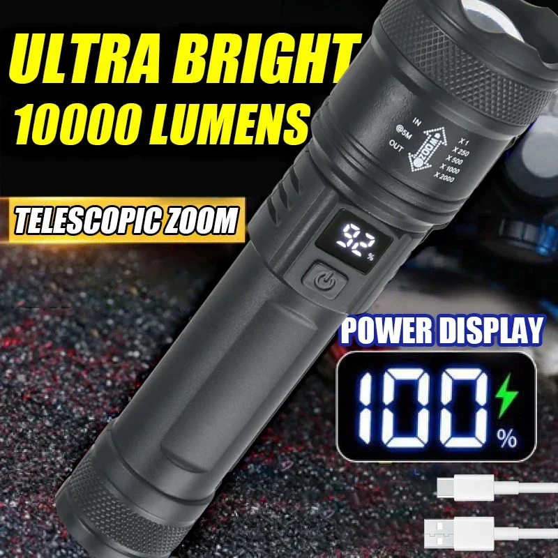 9900LM potente torcia a LED Di - Outdoor Camping Adventure Lamp recensione e prezzo