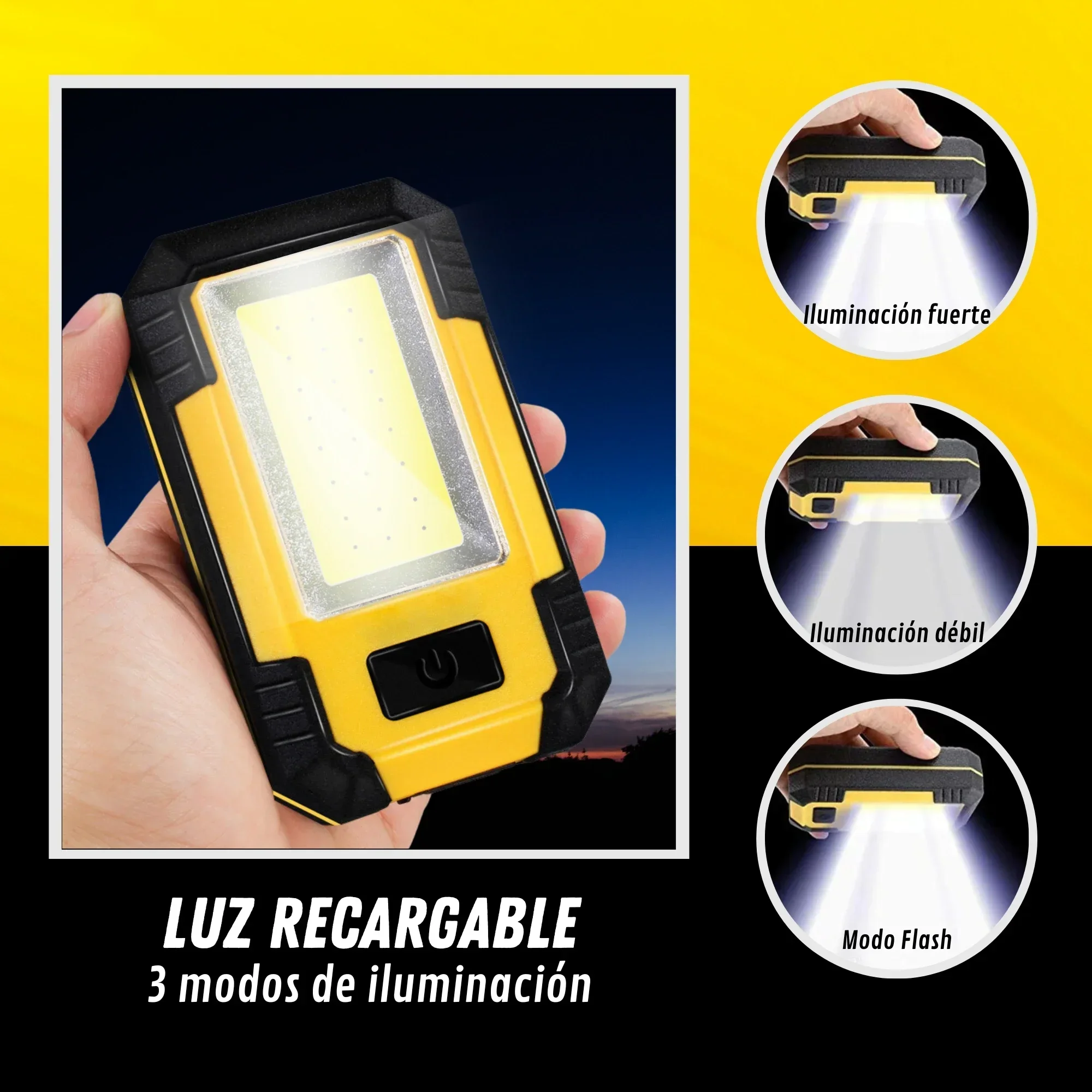 Lampada da Lavoro Ricaricabile - Outdoor Camping Adventure Lamp recensione e prezzo