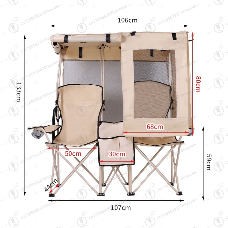 Sedia pieghevole doppia per ca - Outdoor Camping Chairs Folding recensione e prezzo