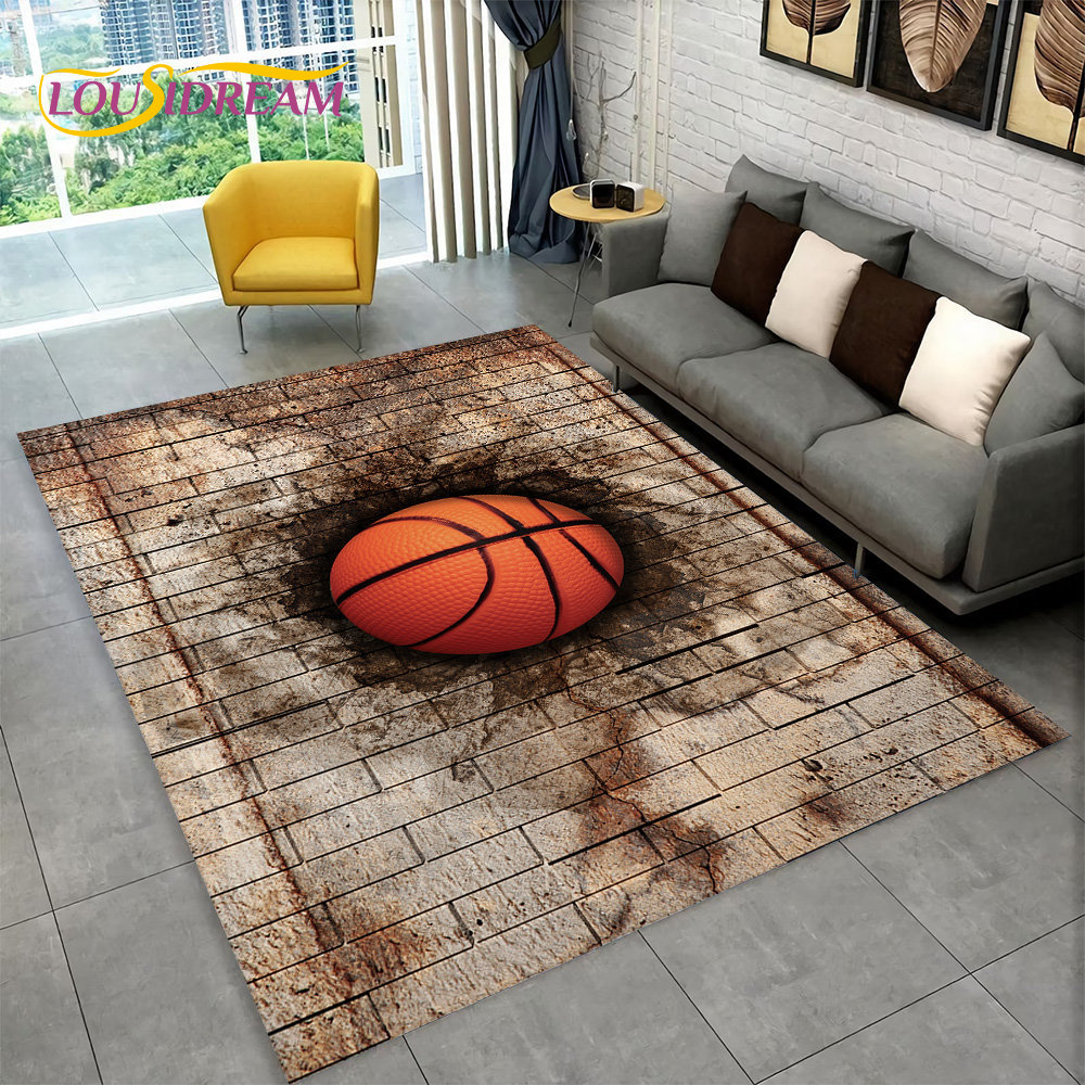 3D basket Cour Cartoon Area ta - Outdoor Camping Mats Large recensione e prezzo