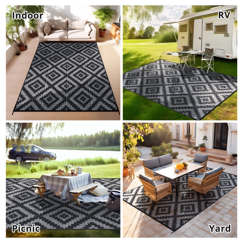 Tappeti da Esterno (5x8, 6x9,  - Outdoor Camping Rugs 9X12 recensione e prezzo