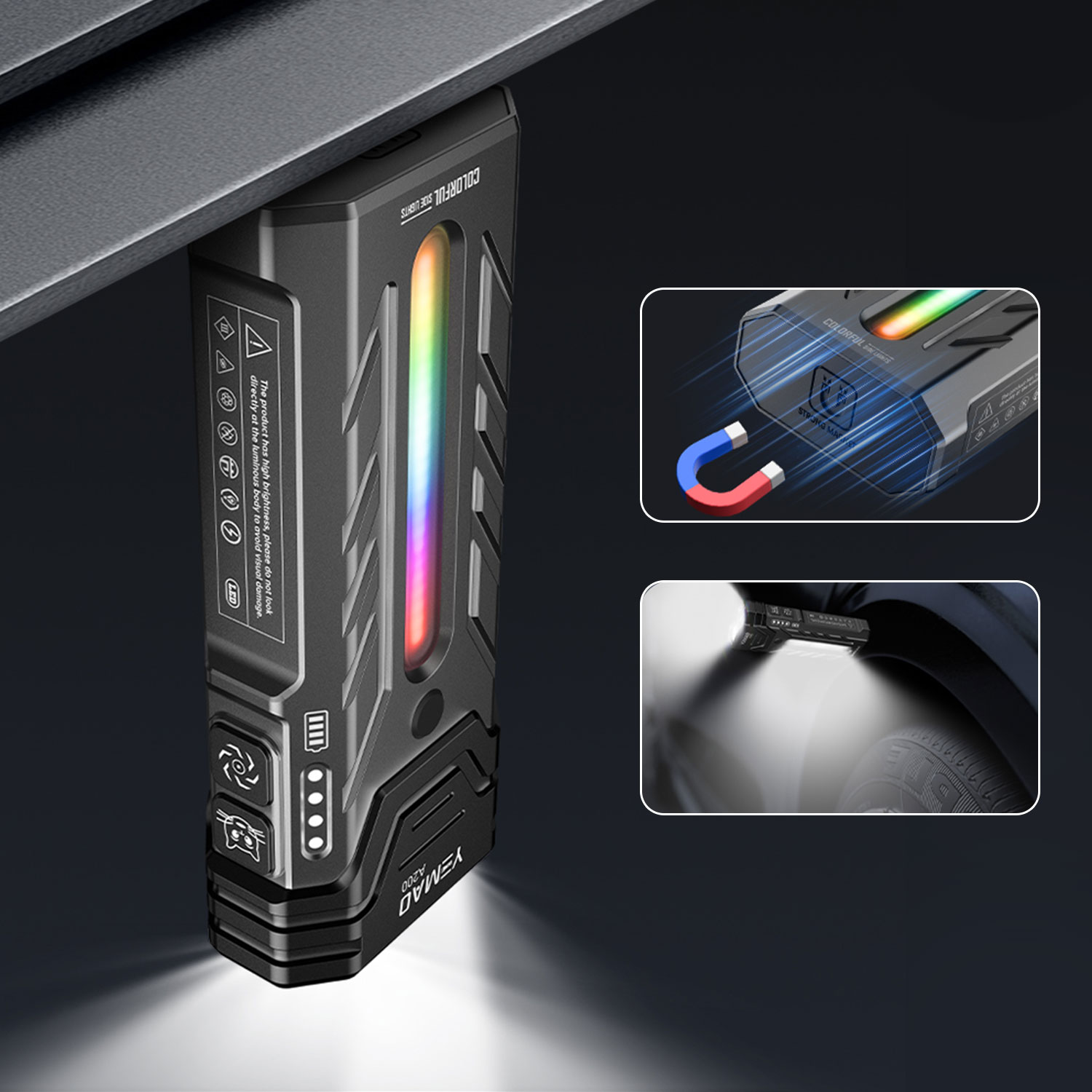 Torcia LED RGB portatile multi - Outdoor Camping Adventure Lamp recensione e prezzo