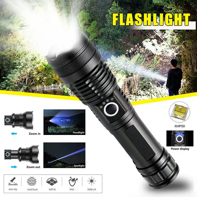 Torcia a LED XHP70 ad alta pot - Outdoor Camping Adventure Lamp recensione e prezzo