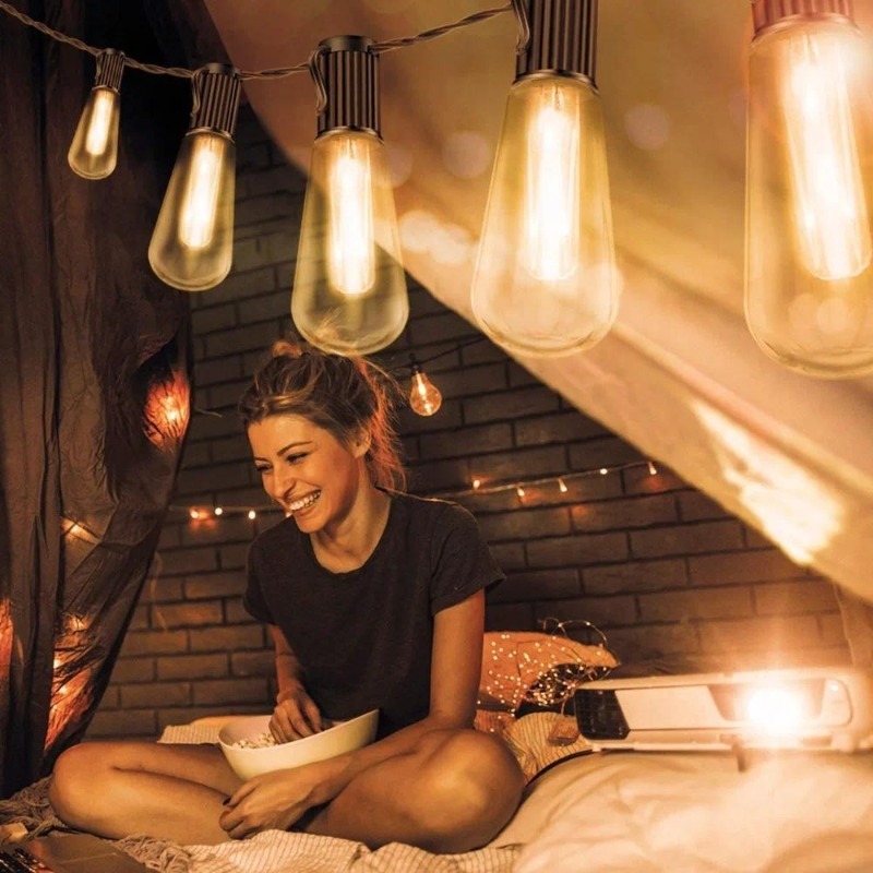 Luci a stringa solari a LED pe - Outdoor Camping Lights String recensione e prezzo